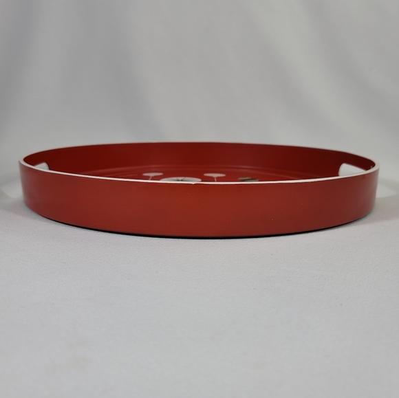 Vtg Himark 7-Piece Lacquerware Tray Set CHRISTMAS ORNAMENTS - Picture 10 of 16